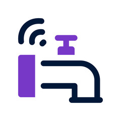 water tap icon for your website, mobile, presentation, and logo design.