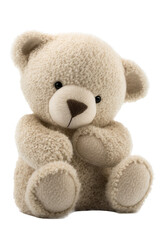 Obraz premium a spring-themed illustration featuring adorable isolated teddy bears with red hearts, including plush toys, all set on a transparent background and provided in PNG. Generative AI
