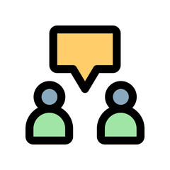 meeting icon for your website design, logo, app, UI. 