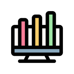 analysis icon for your website design, logo, app, UI. 