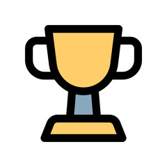 trophy icon for your website design, logo, app, UI. 