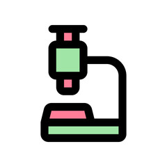 microscope icon for your website design, logo, app, UI. 