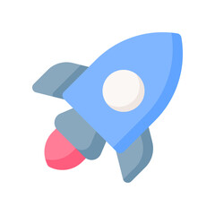 rocket icon for your website design, logo, app, UI. 