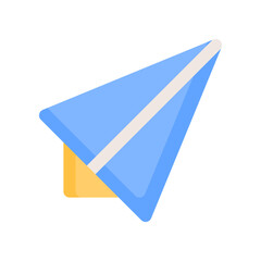 paper plane icon for your website design, logo, app, UI. 