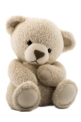 Obraz premium a spring-themed illustration featuring adorable isolated teddy bears with red hearts, including plush toys, all set on a transparent background and provided in PNG. Generative AI