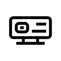 webcam icon for your website, mobile, presentation, and logo design.