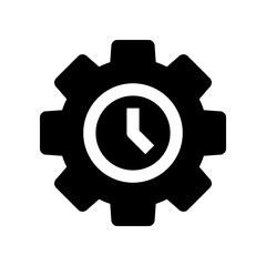 time management icon for your website, mobile, presentation, and logo design.