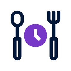 eating time icon for your website, mobile, presentation, and logo design.