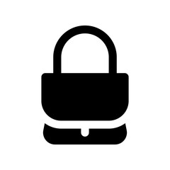 handbag icon for your website design, logo, app, UI. 