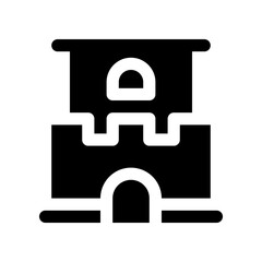 castle icon for your website design, logo, app, UI. 