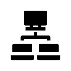 local network icon for your website, mobile, presentation, and logo design.