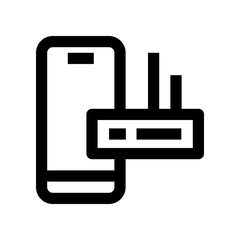 smartphone icon for your website, mobile, presentation, and logo design.