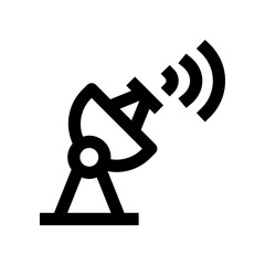 satellite dish icon for your website, mobile, presentation, and logo design.