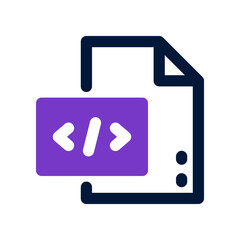 coding icon for your website, mobile, presentation, and logo design.