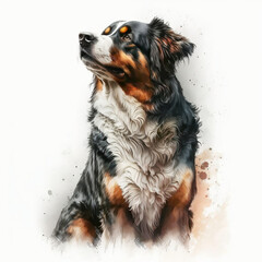 Fototapeta premium bernese mountain dog