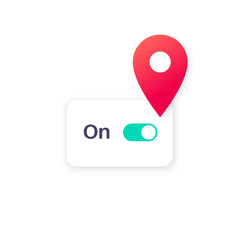 Geolocation activation toggle