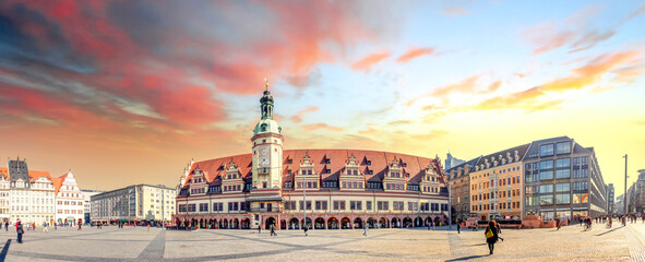 Markt, Leipzig, Sachsen, Deutschland 