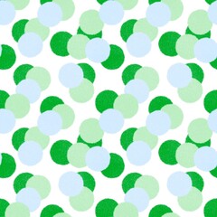 Watercolor paint circle seamless polka dots pattern for wrapping paper and kids clothes print and fabrics