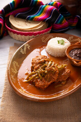 Tortitas de Carne, Meat pancakes. Popular recipe in Mexico and Latin America, Tortitas are similar to cutlets, shredded meat, beef, tuna, chicken or other ingredient, bathed in beaten egg and fried.