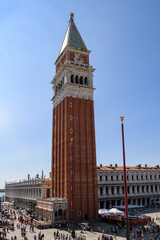 Fototapeta na wymiar Venice, Italy - St Mark's Campanile (tower)