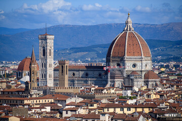 Fototapeta na wymiar Florence, Italy - Cathedral of Santa Maria del Fiore