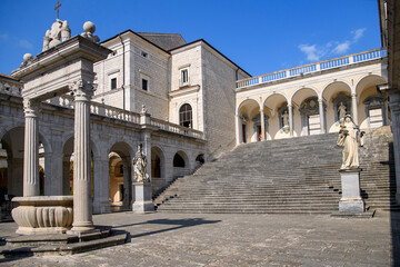 Abbey of Monte Cassino, Italy - - obrazy, fototapety, plakaty