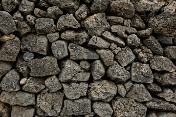 An old wall near Leucate, France