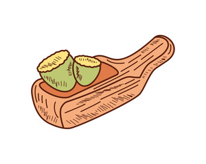 medicinal herb spoon