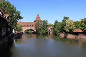 Obraz premium Nuremberg, Germany - Schlayerturm