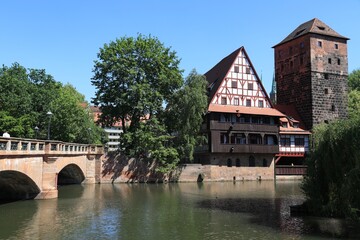 Wasserturm medieval tower in Nuremberg