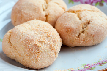 Sweet cookies on a plate