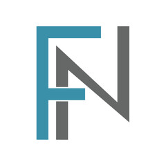 Initial Letter F N  Logo Design Outstanding Creative Modern Symbol Sign