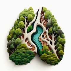 It is necessary to preserve our rivers and forests so that we can continue life on this planet. generated AI