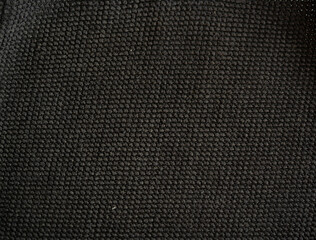 detalle de textura de toalla de microfibra negra