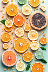 Citrus Fruit Oranges Limes Lemons