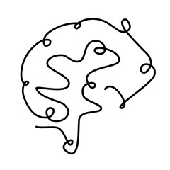 abstract line art of human organs