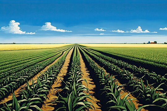 Corn Field Rows Images – Browse 69,102 Stock Photos, Vectors, and Video |  Adobe Stock