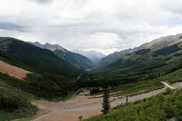 landscape of mountains in colorado