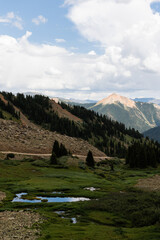 landscape of mountains in colorado