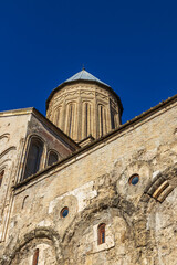 Famous Alaverdi monastery in Kakheti region in Georgia