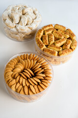 variety cookies in a jar