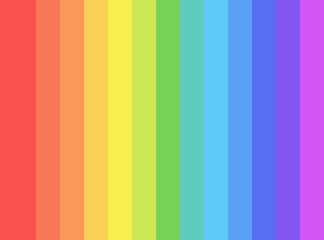 Rainbow colors. Gay pride flag. Symbol of LGBT social movement. Colorful background. Vertical stripes. Vintage style.