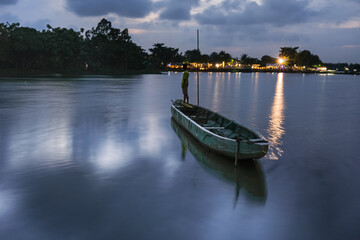 Blue hour on the river