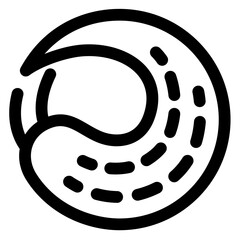 家紋風デザイン / ナメクジ