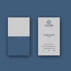 clean style modern business card design template