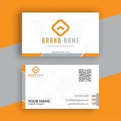 clean style modern business card design template