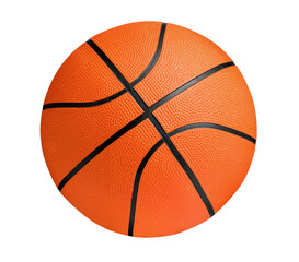 Obraz premium New orange basketball ball isolated on white