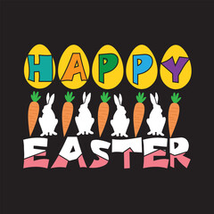 happy easter vintage T shirt design 