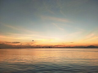 Obraz premium sunset in the sea