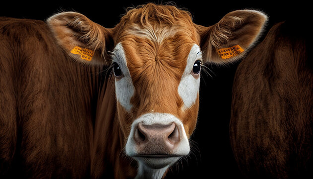 Vaca na fazenda IA Generativa